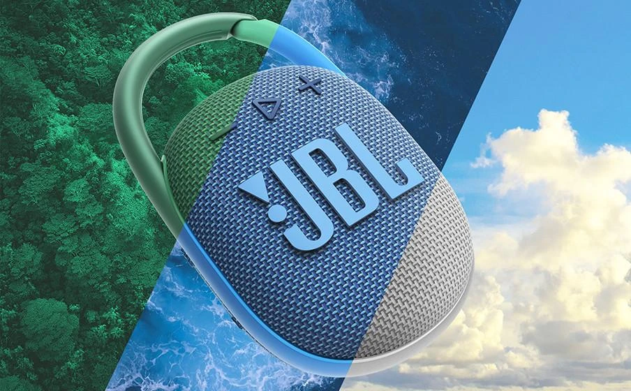 JBL Clip 4 Eco nešiojama kolonėlė, Pilkos spalvos