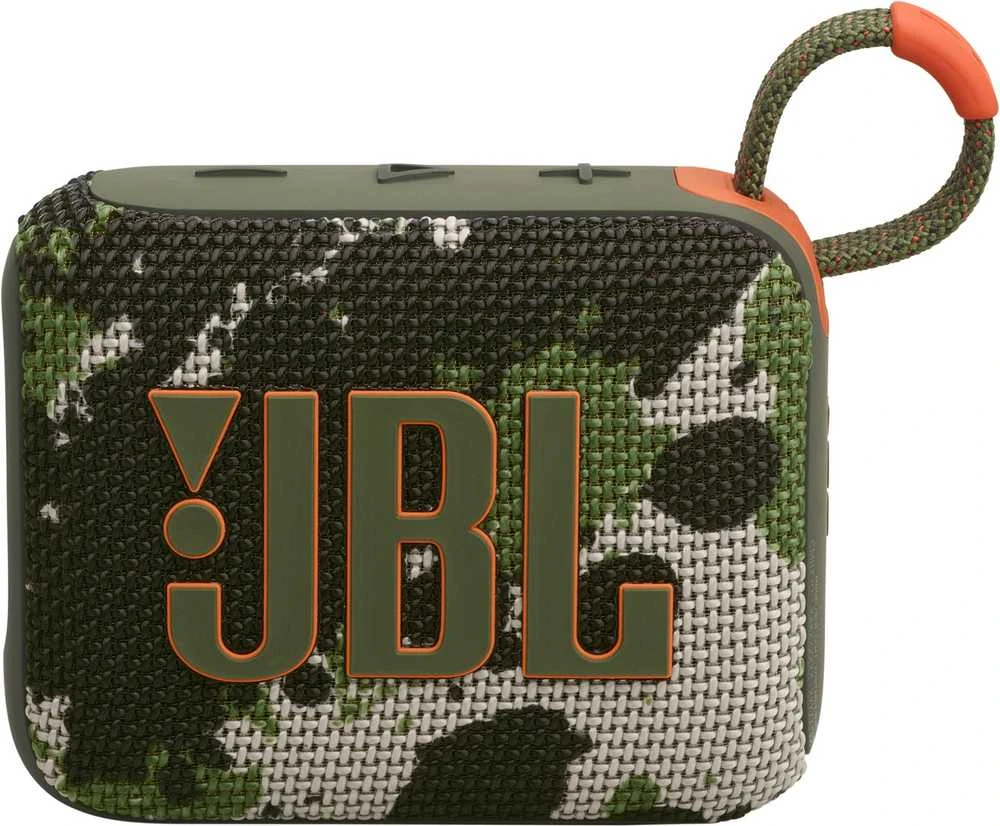 Nešiojama kolonėlė JBL Go 4,  Žalios spalvos su kamufliažo raštais