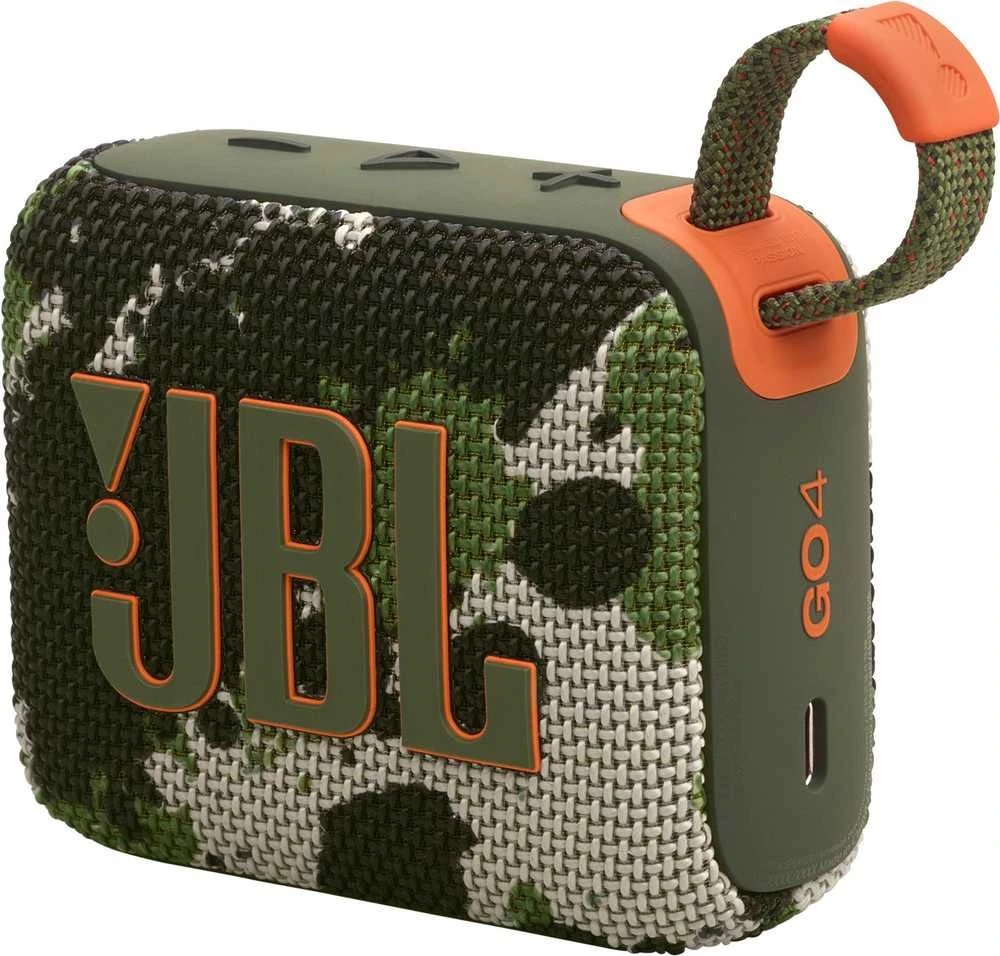 Nešiojama kolonėlė JBL Go 4,  Žalios spalvos su kamufliažo raštais