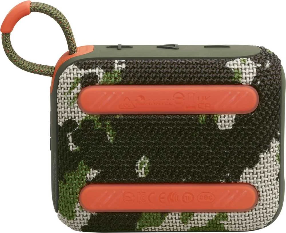 Nešiojama kolonėlė JBL Go 4,  Žalios spalvos su kamufliažo raštais