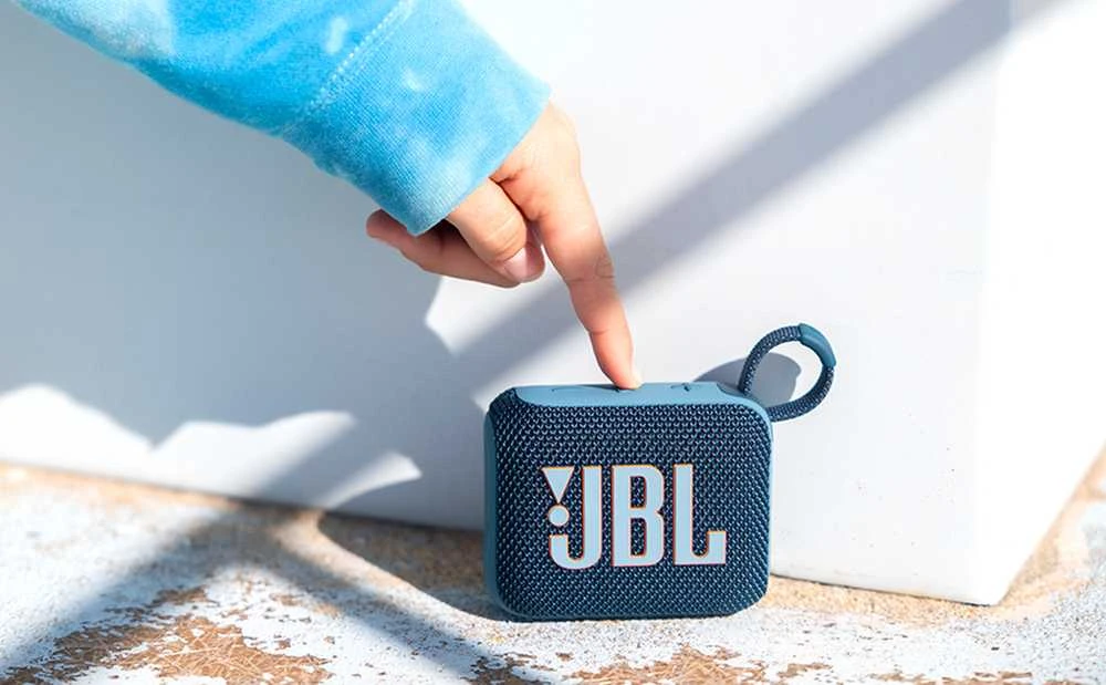 Nešiojama kolonėlė JBL Go 4, Mėlynos spalvos
