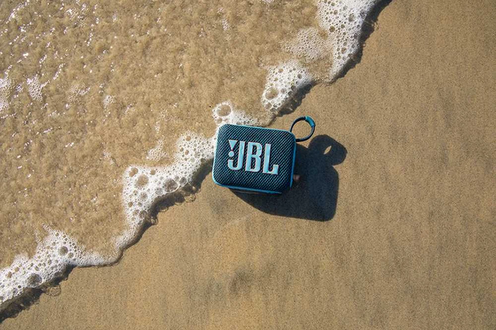 Nešiojama kolonėlė JBL Go 4, Mėlynos spalvos