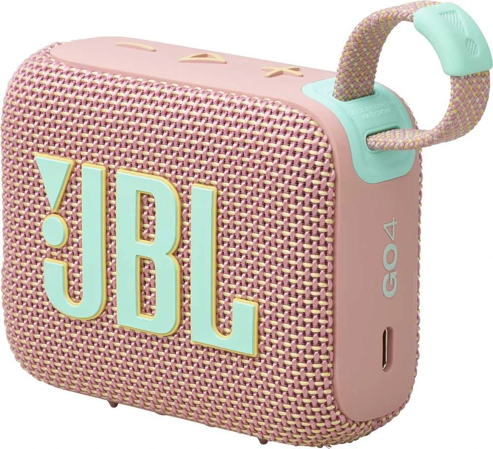 Nešiojama kolonėlė JBL Go 4, Rožinės spalvos