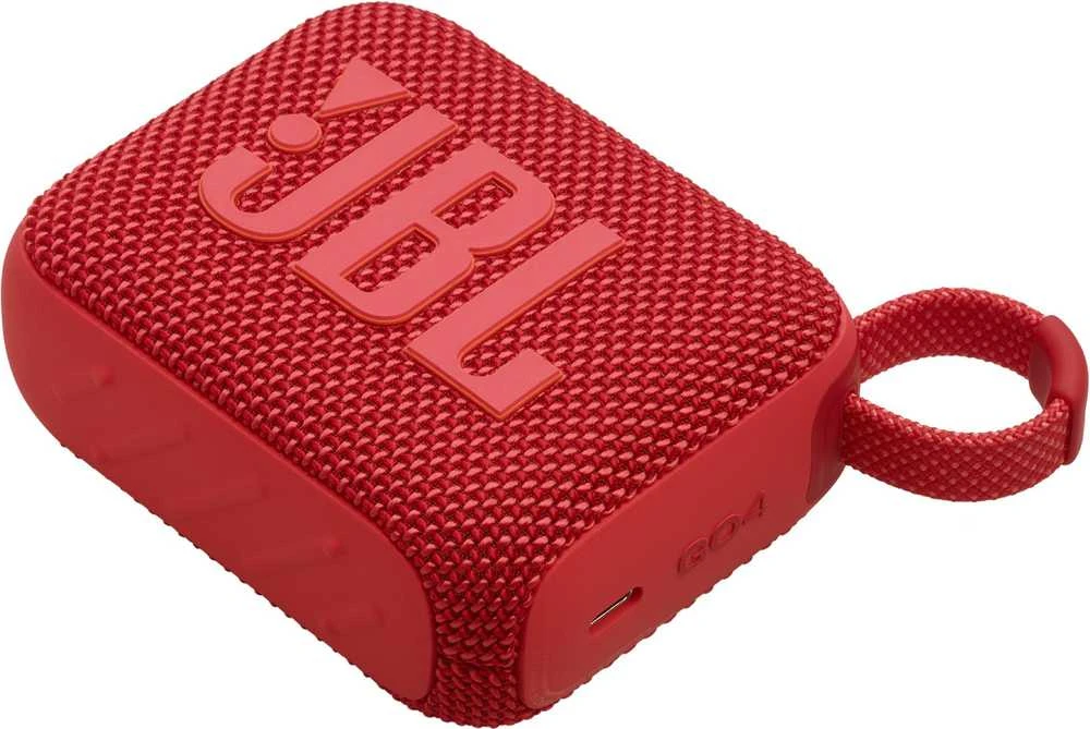 Nešiojama kolonėlė JBL Go 4, Raudonos spalvos