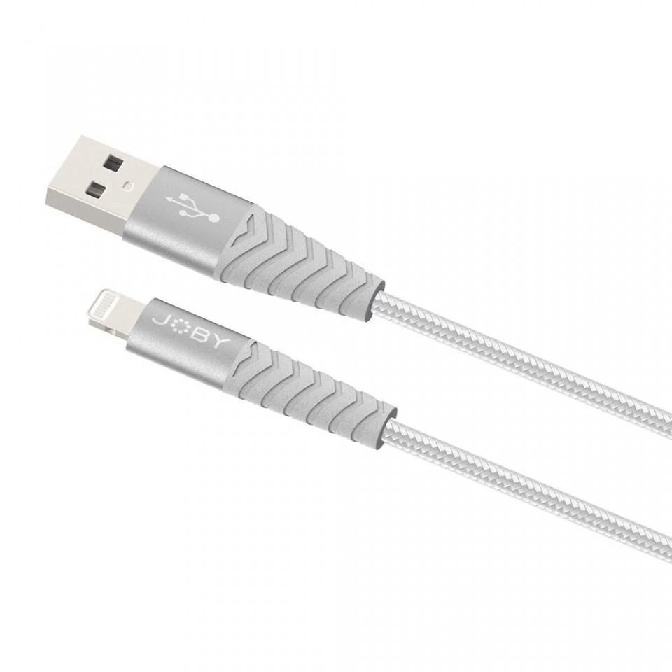 Joby kabelis Lightning - USB 1,2m, sidabrinis