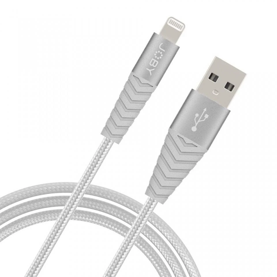Joby kabelis Lightning - USB 1,2m, sidabrinis