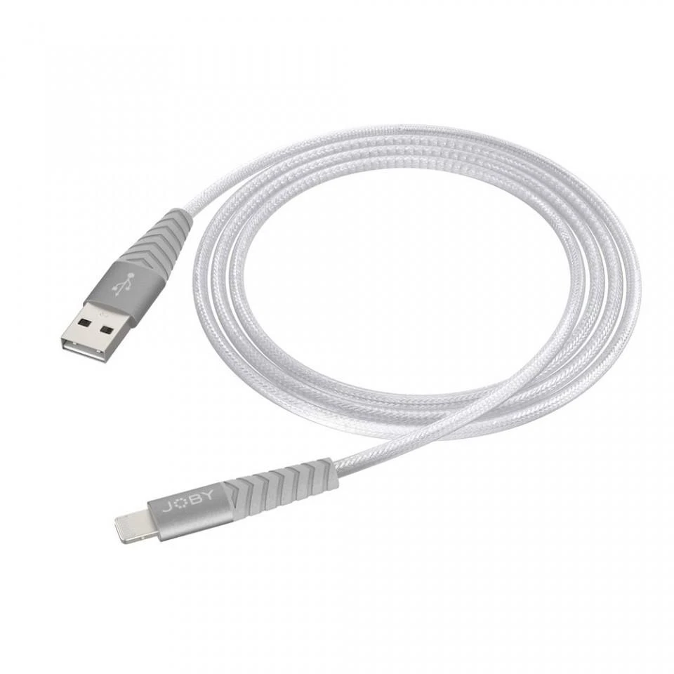 Joby kabelis Lightning - USB 1,2m, sidabrinis