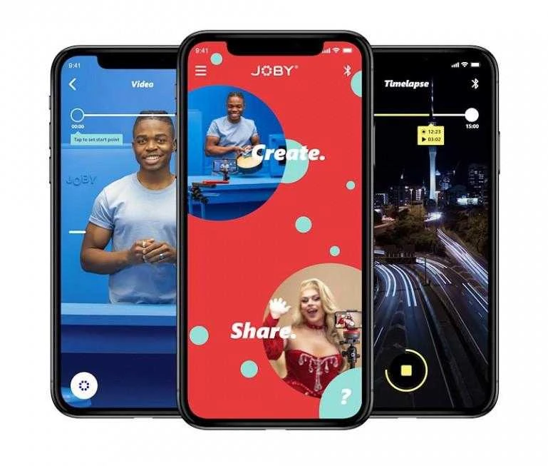 Joby Spin telefono tvirtinimo rinkinys
