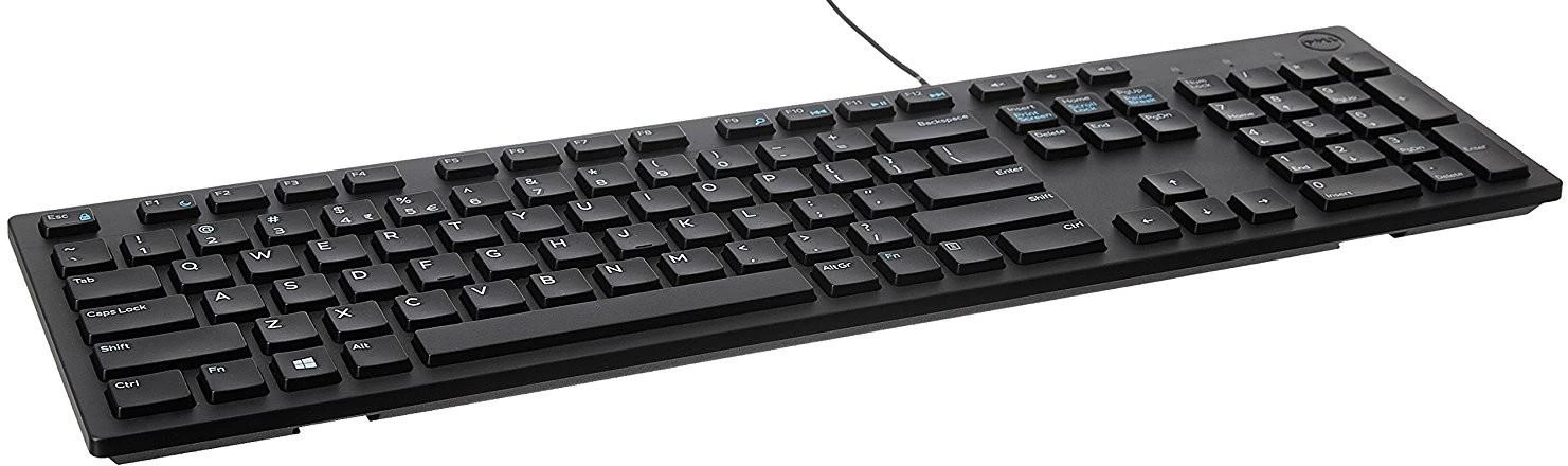 Dell multimedijos klaviatūra KB216, EST, Juoda, 580-ADHG