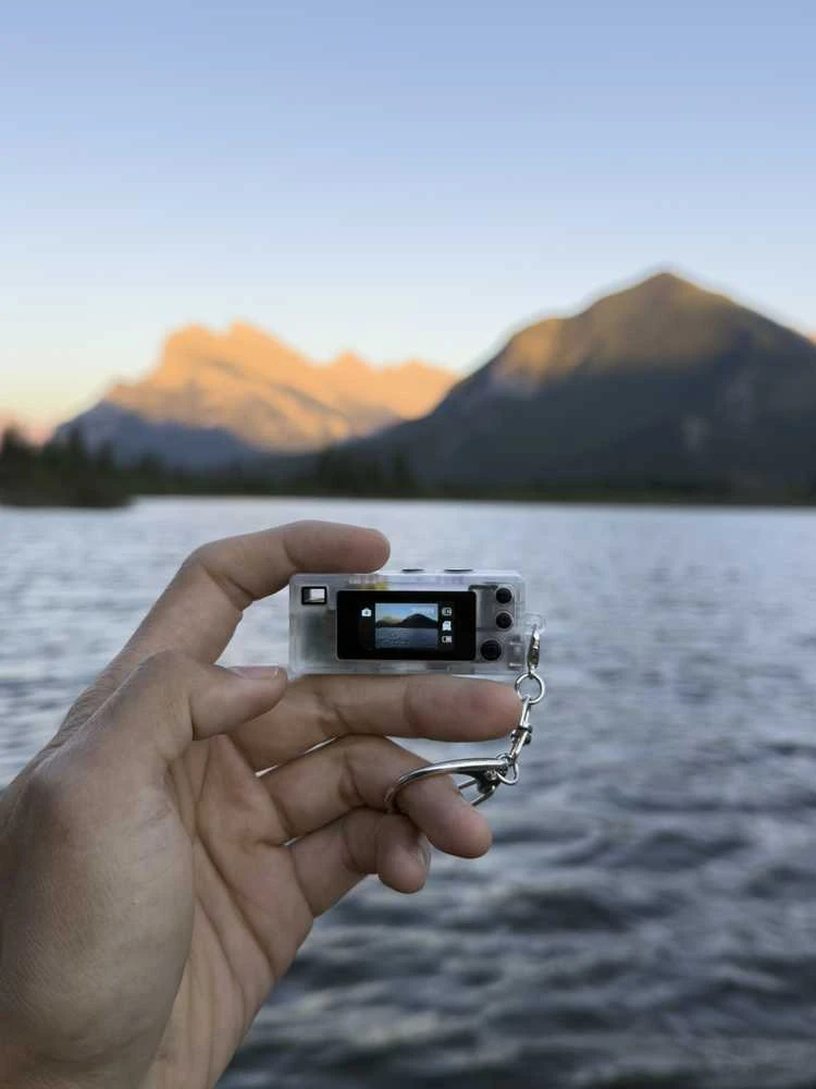 Kodak Charmera raktų pakabukas skaitmeniniams fotoaparatams žaliuzių dėžutė