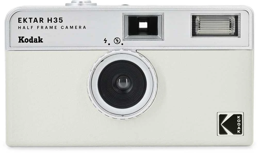 Kodak Half Frame Film Camera EKTAR H35 Baltas