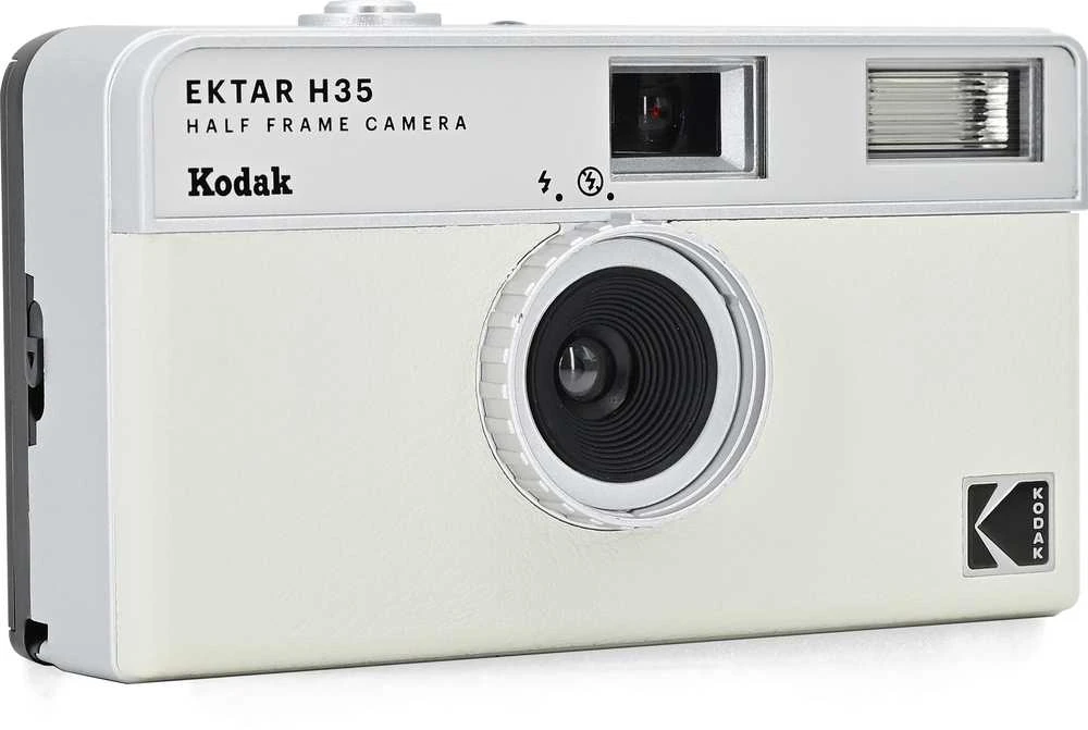 Kodak Half Frame Film Camera EKTAR H35 Baltas