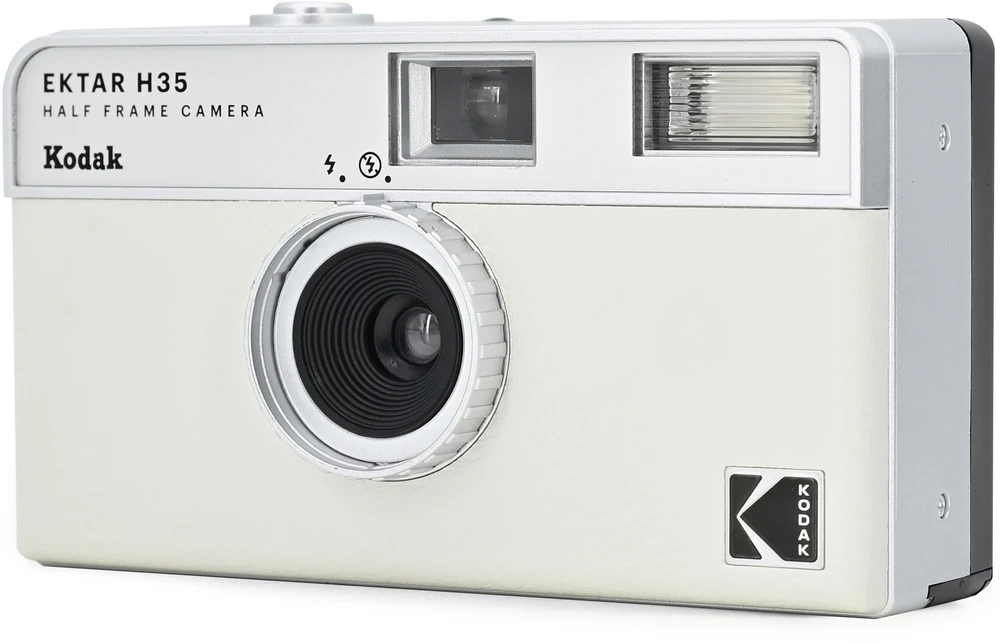 Kodak Half Frame Film Camera EKTAR H35 Baltas