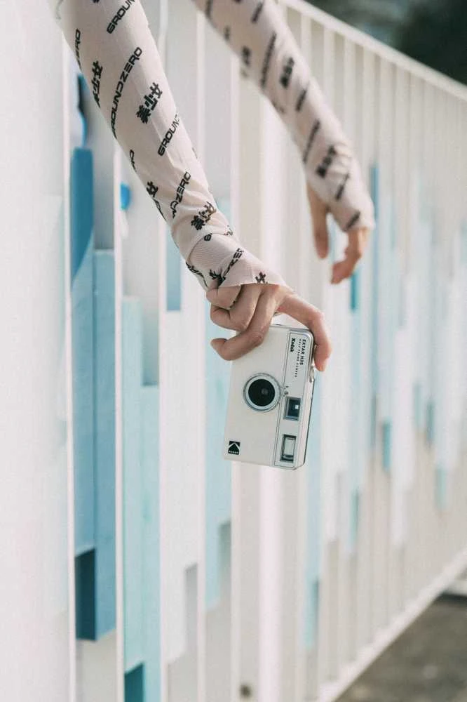 Kodak Half Frame Film Camera EKTAR H35 Baltas