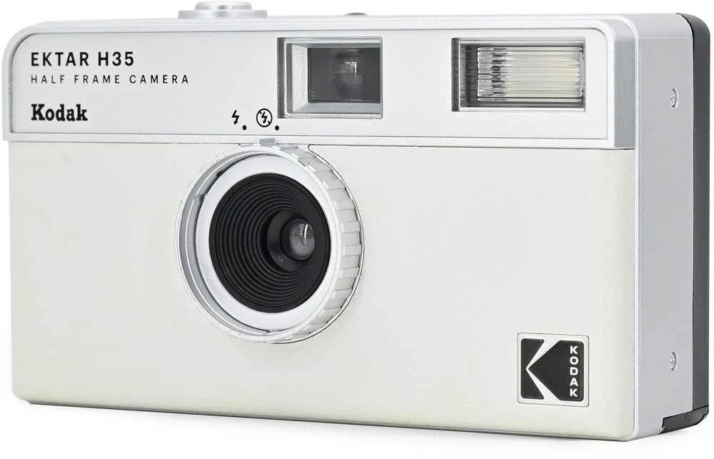 Kodak Half Frame Film Camera EKTAR H35 Baltas