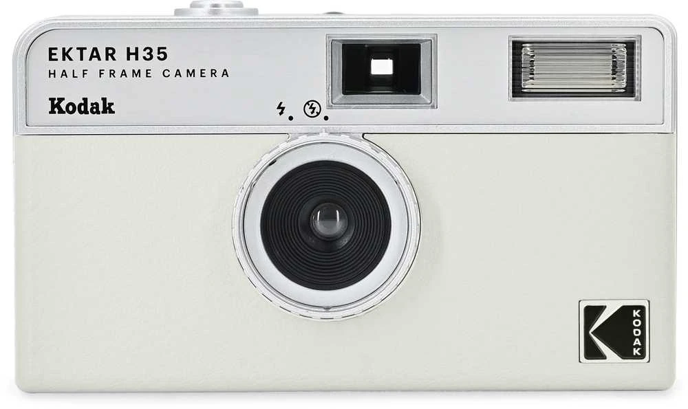Kodak Half Frame Film Camera EKTAR H35 Baltas
