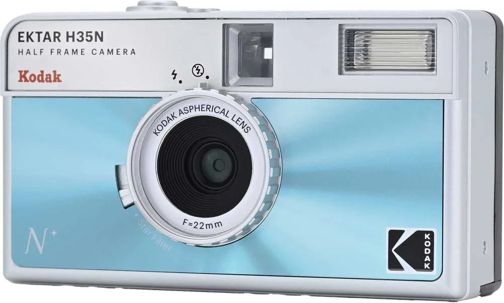 Mėlyna Kodak EKTAR H35N Camera Glazed Mėlyna