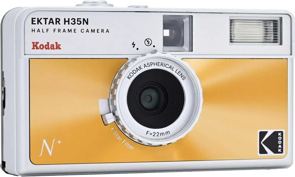 Kodak EKTAR H35N Camera Glazed Oranžinis
