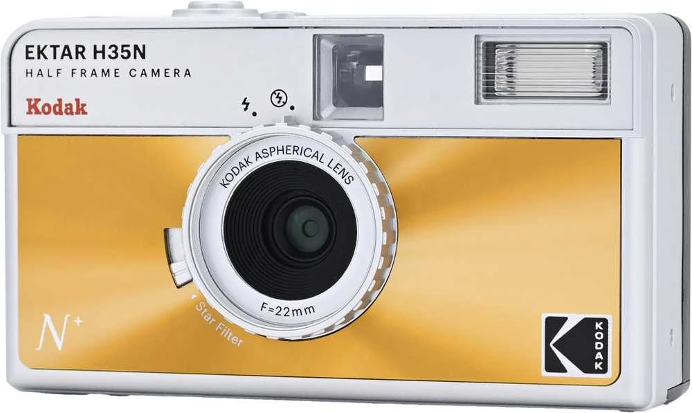 Kodak EKTAR H35N Camera Glazed Oranžinis