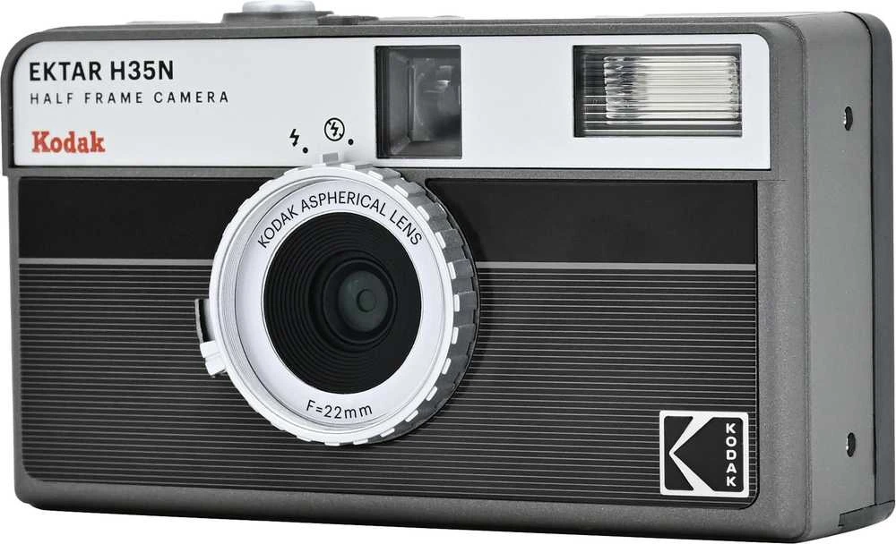 Kodak EKTAR H35N Camera Striped Juodas