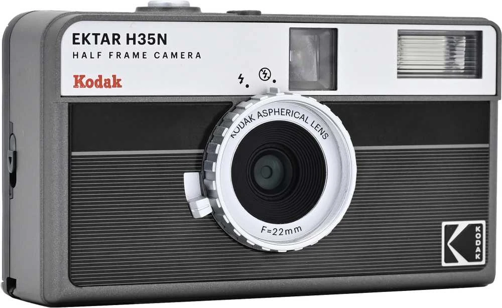 Kodak EKTAR H35N Camera Striped Juodas