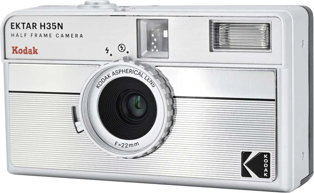 KODAK EKTAR H35N CAMERA STRIPED Sidabrinis