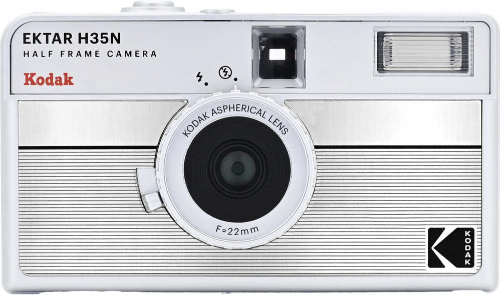 KODAK EKTAR H35N CAMERA STRIPED Sidabrinis