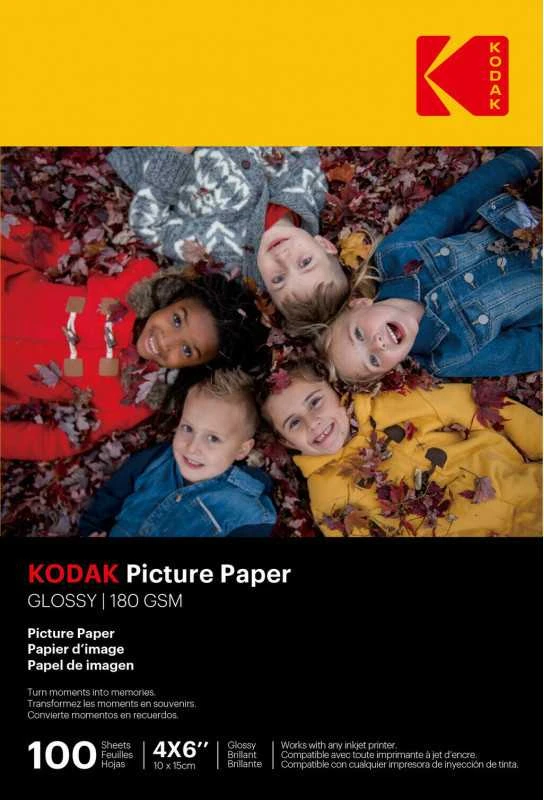 „Kodak“ fotopopierius 10x15 cm blizgus 180 g 100 lapų