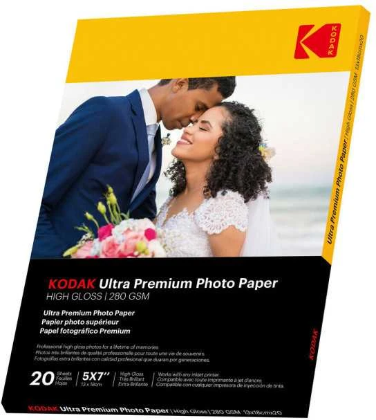 Kodak Ultra Prem Photo 280g 10,4 mil Glossy 5/7x20