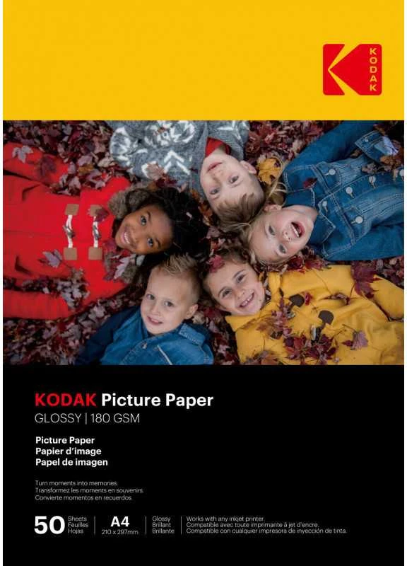 Kodak 180gsm 9.1 mil Glossy A4x50