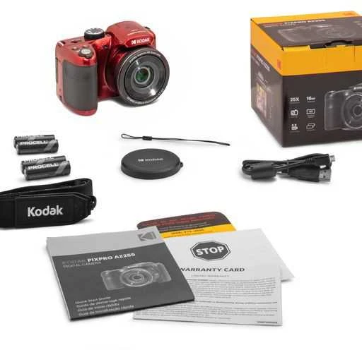 Kodak Astro Zoom AZ255 raudona