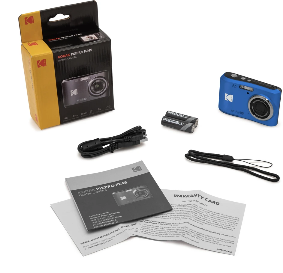 Kodak FZ45 mėlyna
