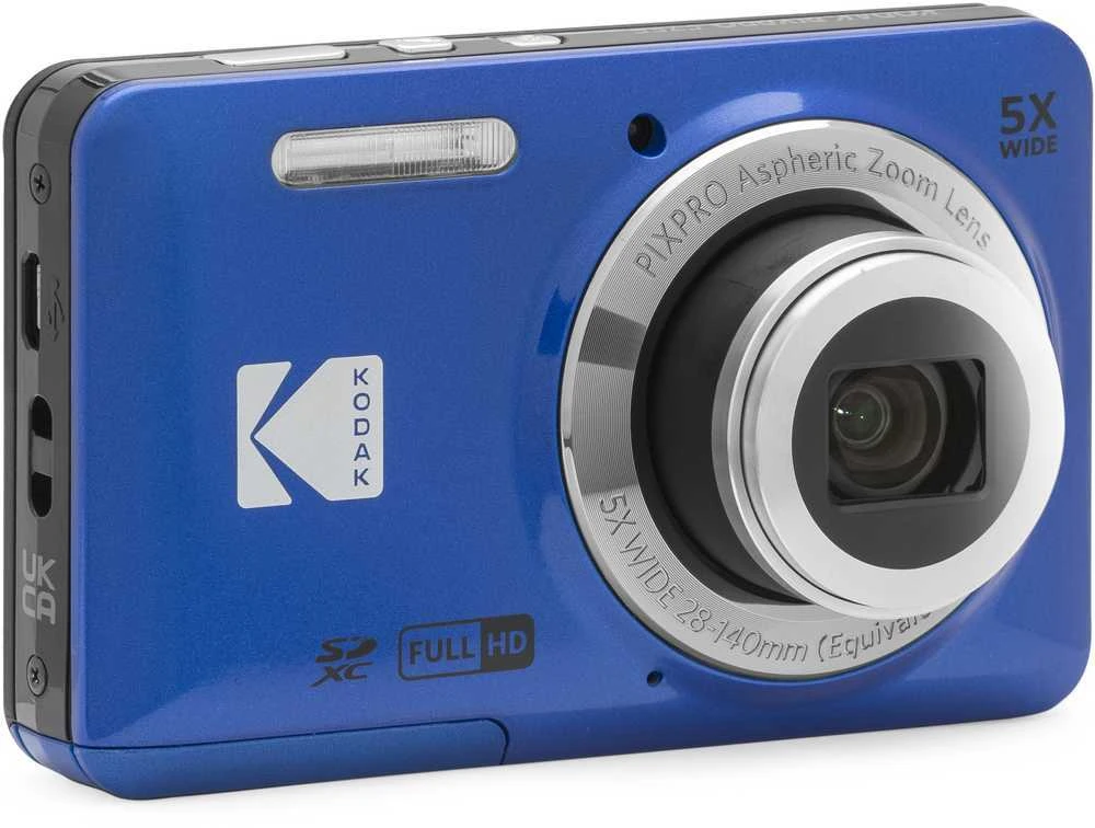 Skaitmeninis fotoaparatas Kodak PIXPRO FZ55 Friendly Zoom, mėlynas
