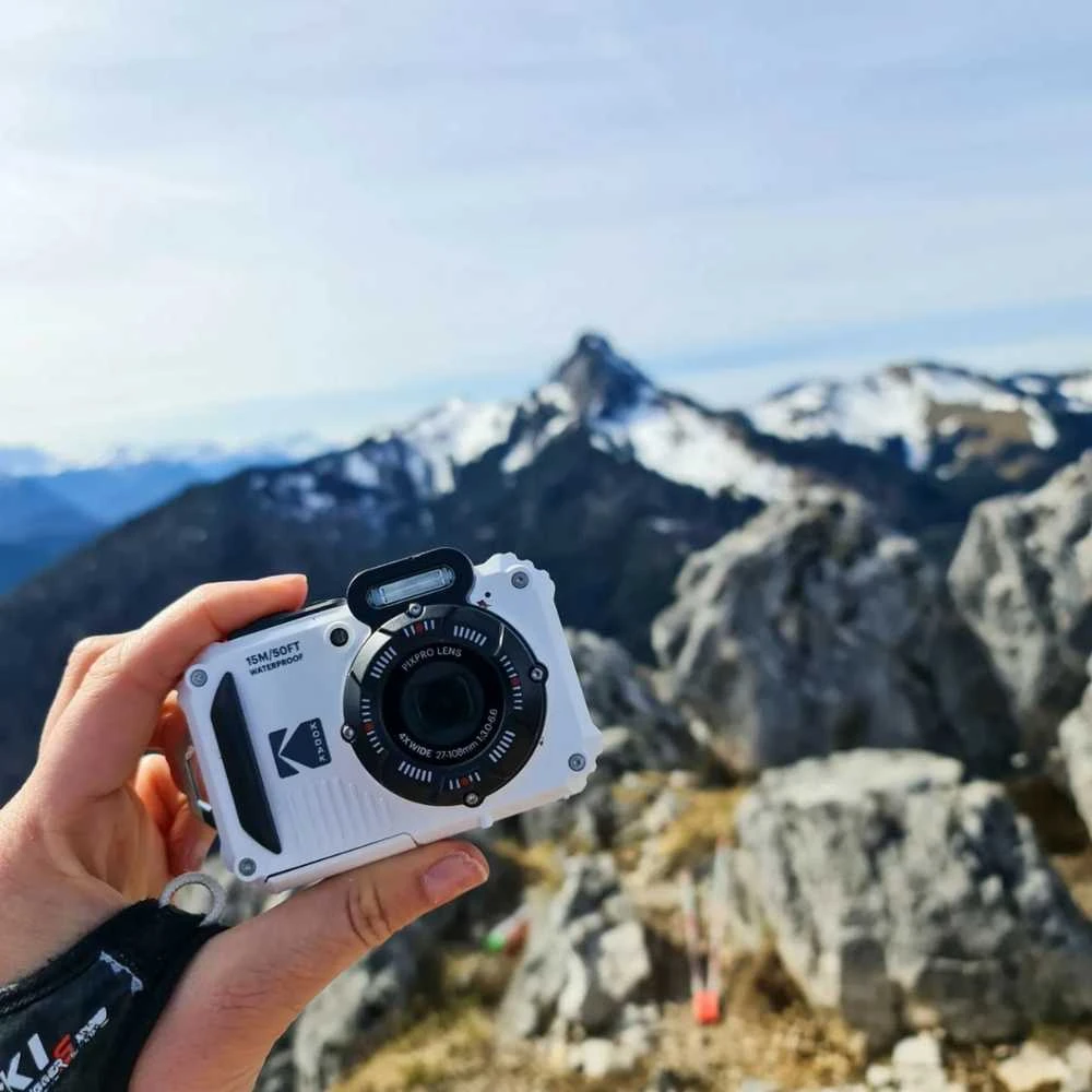Kodak WPZ2 skaitmeninis fotoaparatas, baltos spalvos