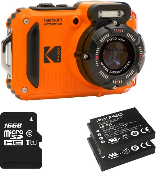 Skaitmeninis fotoaparatas Kodak KODAK WPZ2 Oranžinis Special pack