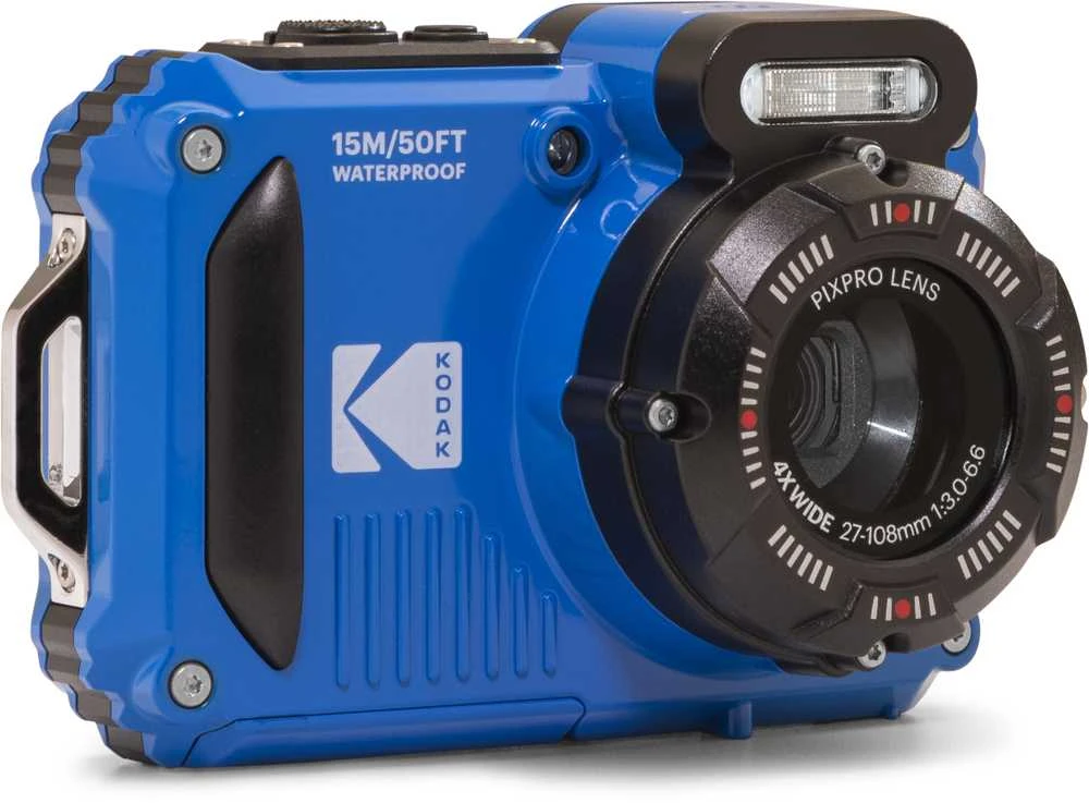 Skaitmeninė kamera - Kodak Camera WPZ2 Digital Atsparus vandeniui Mėlyna