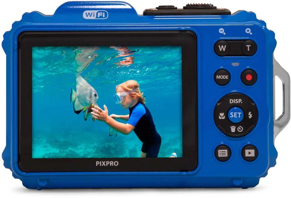 Skaitmeninė kamera - Kodak Camera WPZ2 Digital Atsparus vandeniui Mėlyna