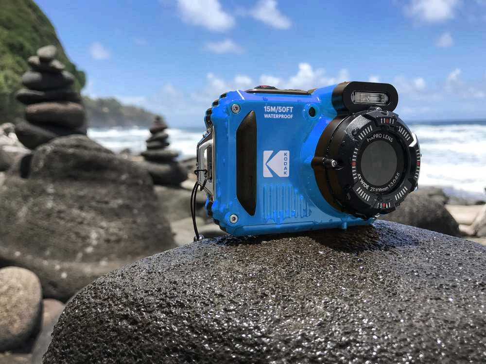 Skaitmeninė kamera - Kodak Camera WPZ2 Digital Atsparus vandeniui Mėlyna