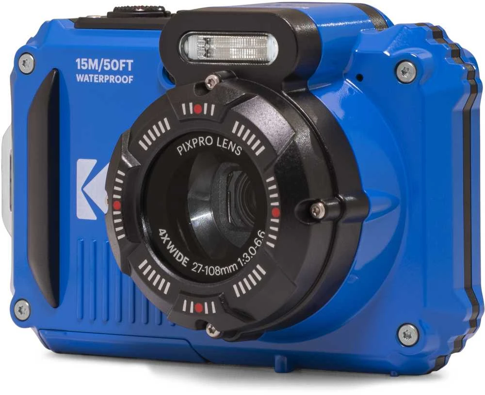 Skaitmeninė kamera - Kodak Camera WPZ2 Digital Atsparus vandeniui Mėlyna