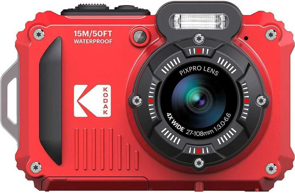 Kodak WPZ2 waterproof raudona