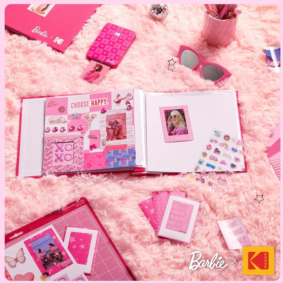 Nuotraukų rėmelis Linksmi „Kodak Barbie“ lipdukai fotoaparatui