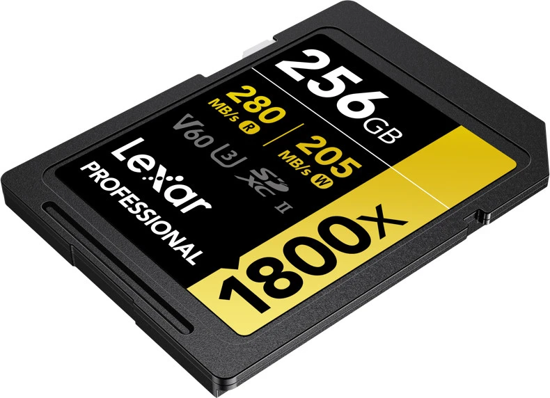 Atminties kortelė LEXAR PRO 1800X SDXC U3 (V60) UHS-II R270 / W180 256 GB
