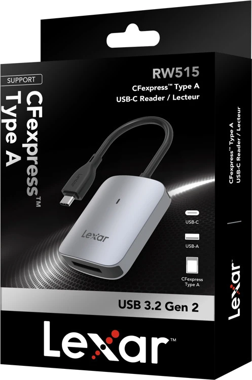 Skaitytuvas Lexar Lexar Cardreader CFexpress Type A (LRW515U) USB 3.2 Gen 2 / USB-C Reader