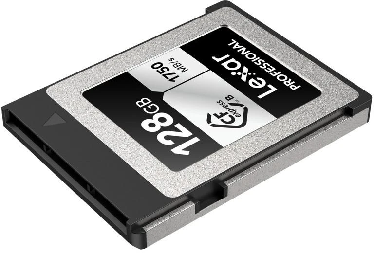 „Lexar“ atminties kortelė CFexpress B tipo 128 GB, profesionali, sidabrinė