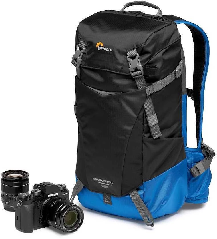 Lowepro kuprinė PhotoSport BP 15L AW III, juoda/mėlyna
