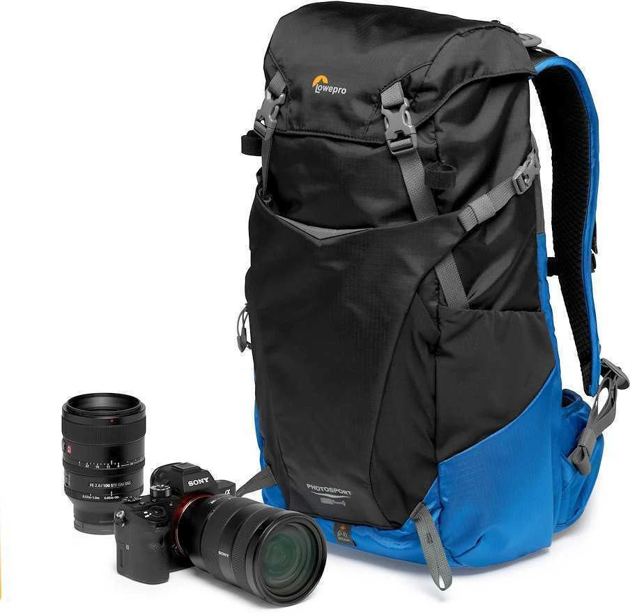 Lowepro kuprinė PhotoSport BP 24L AW III, juoda/mėlyna