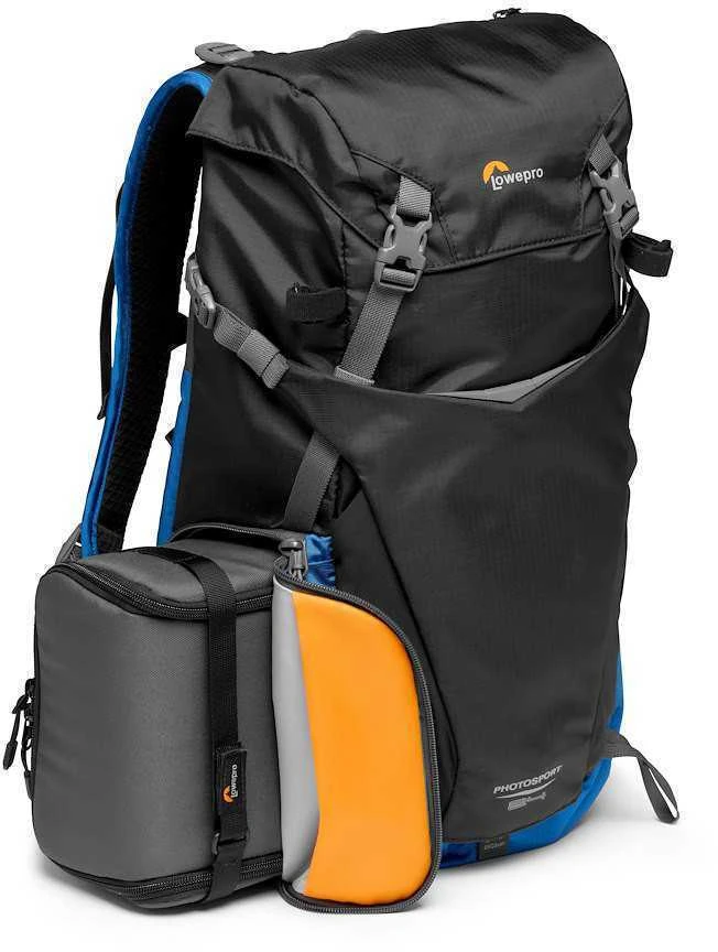 Lowepro kuprinė PhotoSport BP 24L AW III, juoda/mėlyna
