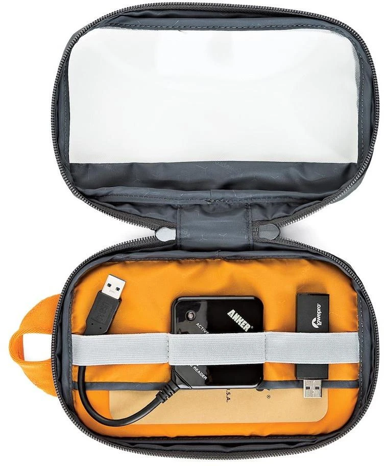 Dėklas Lowepro Gearup Pouch Mini Dark Pilkas