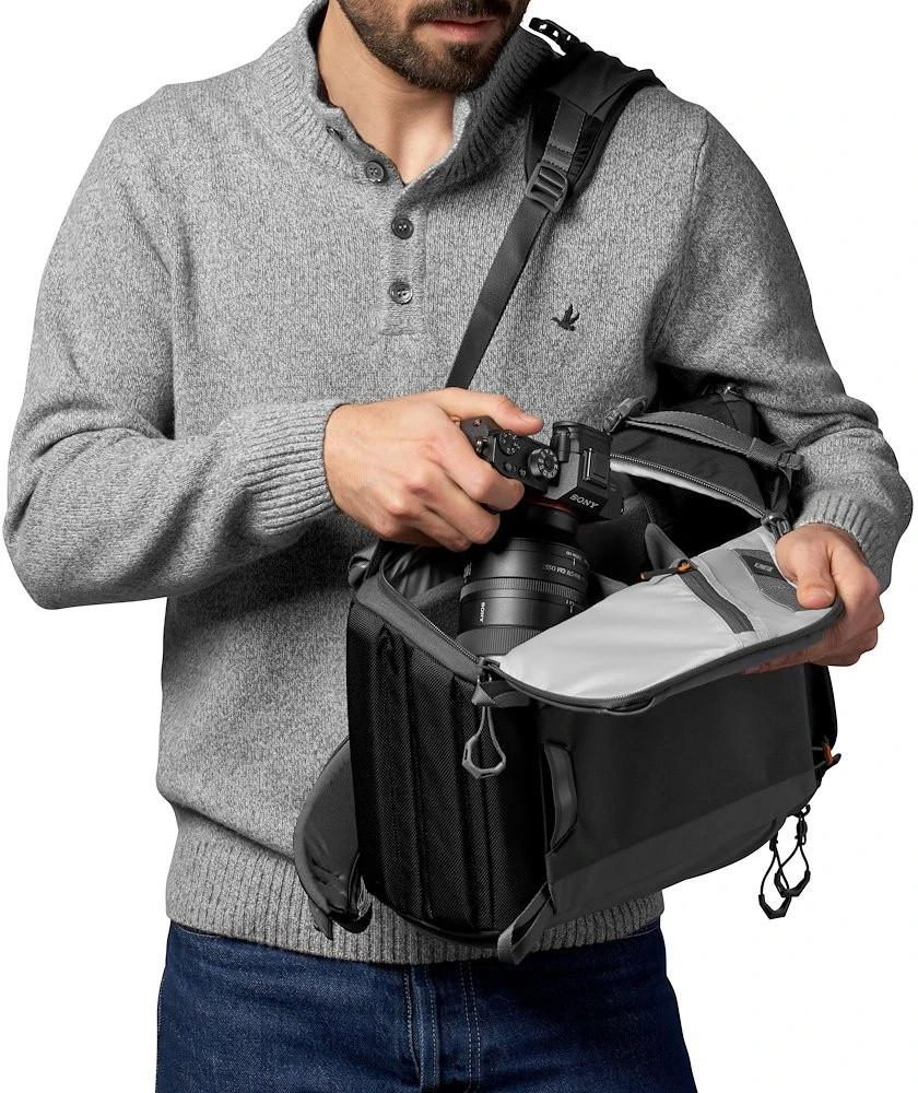 LOWEPRO PHOTO ACTIVE BP 200 AW - Juodas/DARK Pilkas