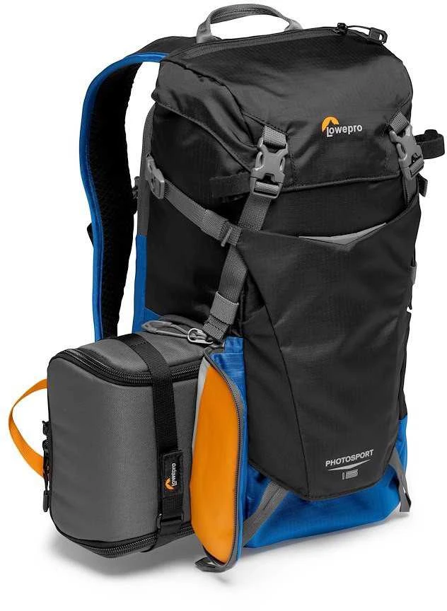 Lowepro kuprinė PhotoSport BP 15L AW III, juoda/mėlyna